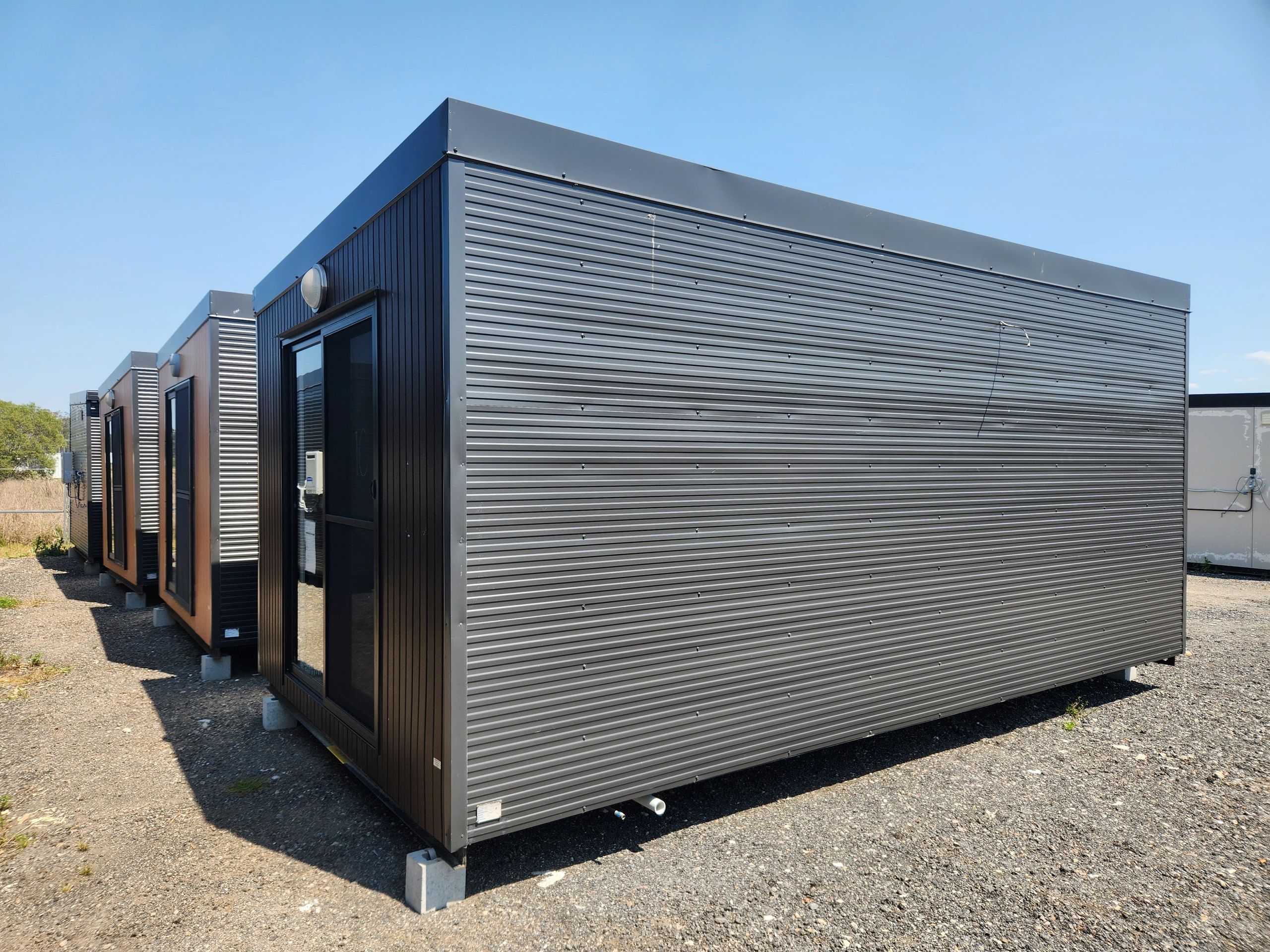 Accommodation fleet in the yard