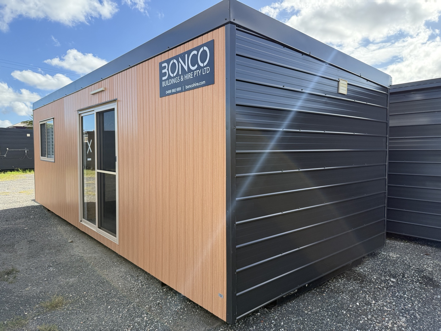 Bonco four-person portable worker accommodation exterior